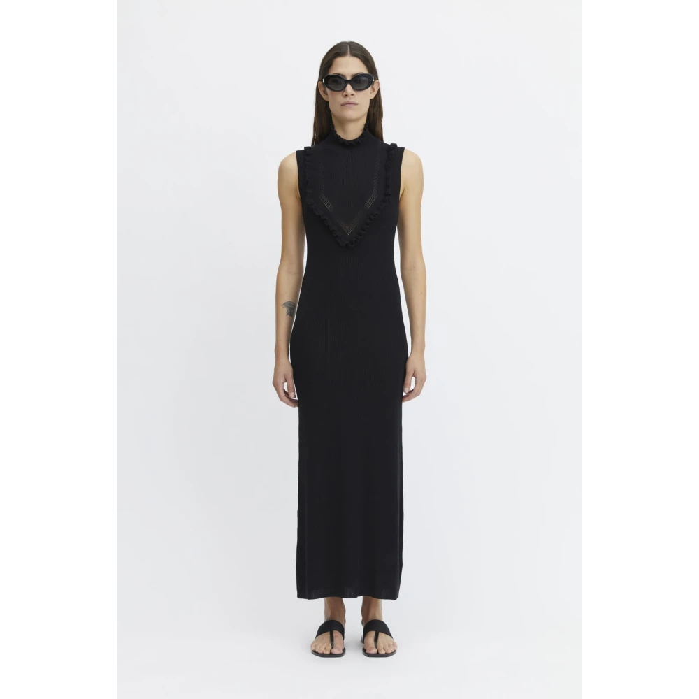 Rodebjer Griekse Godin Maxi Jurk Black Dames
