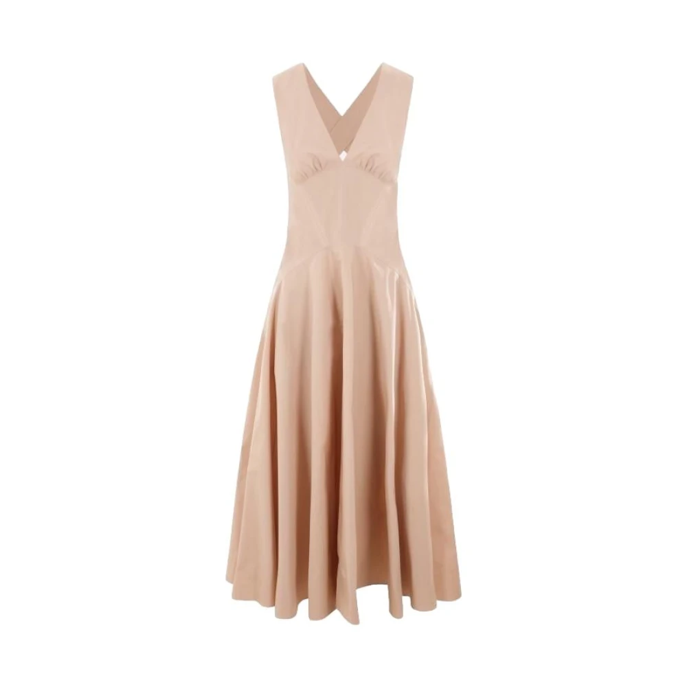 Alaïa Maxi Dresses Beige Dames