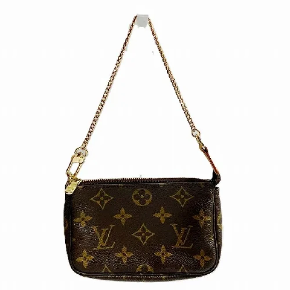 Louis Vuitton Vintage Pre-owned Canvas clutches Brown Dames