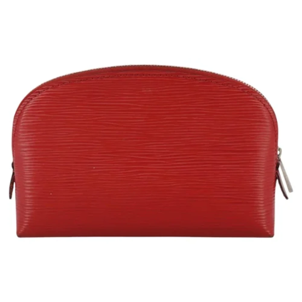 Louis Vuitton Vintage Pre-owned Leather pouches Red Dames