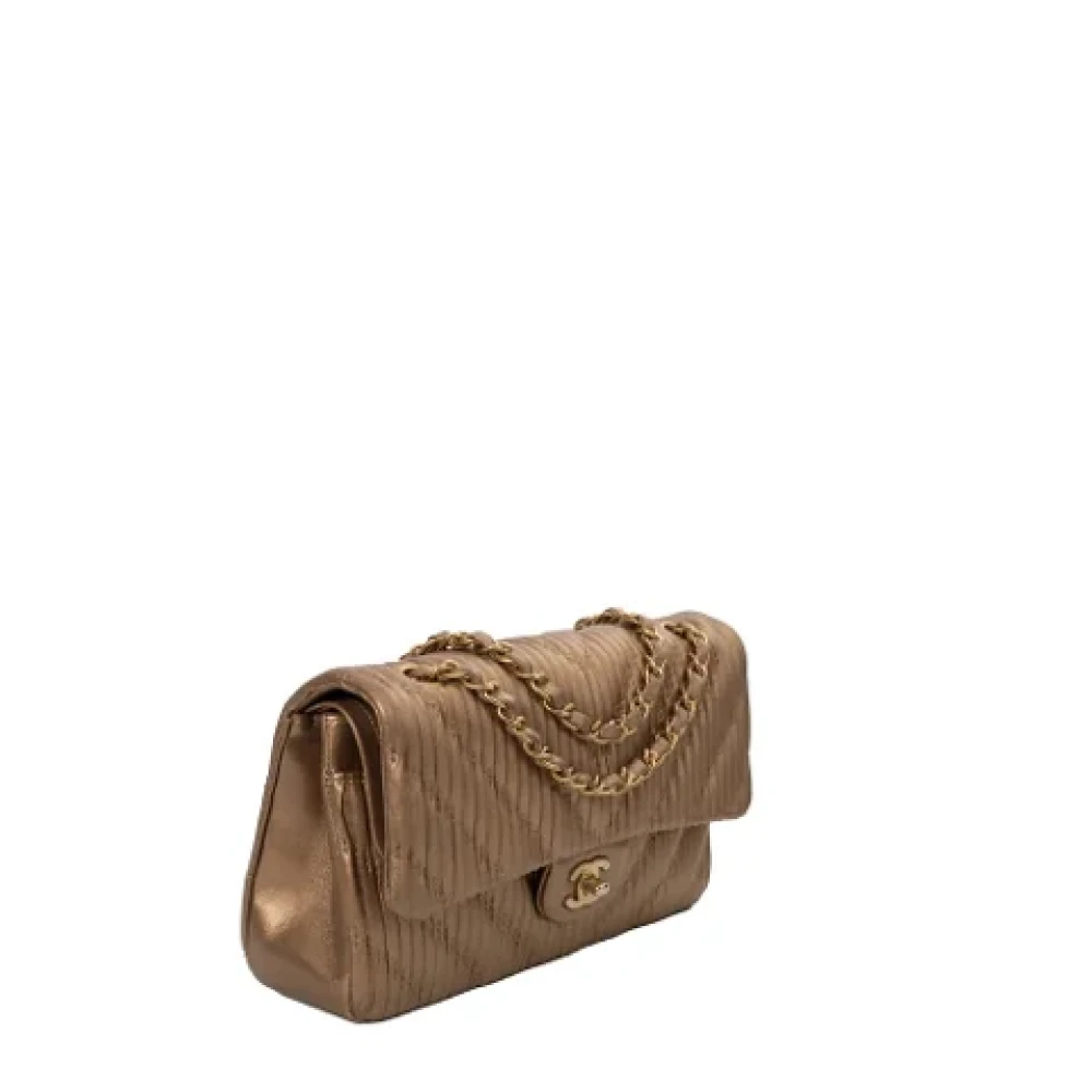 Chanel Vintage Pre-owned Leather chanel-bags Yellow Dames