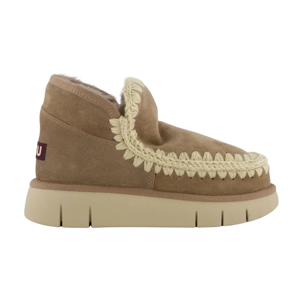 Mou Women's Gray Winter Boots,, Eskimo Bounce Sneaker Size 8 Uk