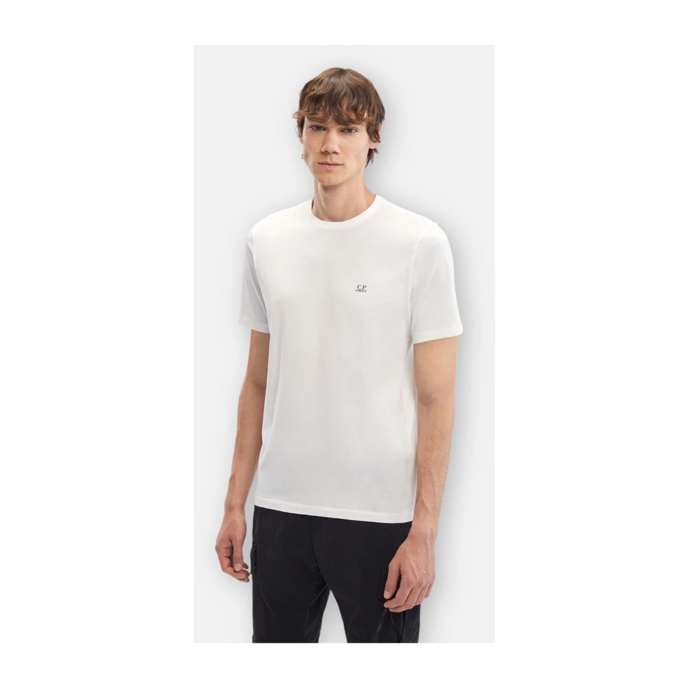 C.P. Company Goggle Hood Grafisch T-shirt White Heren
