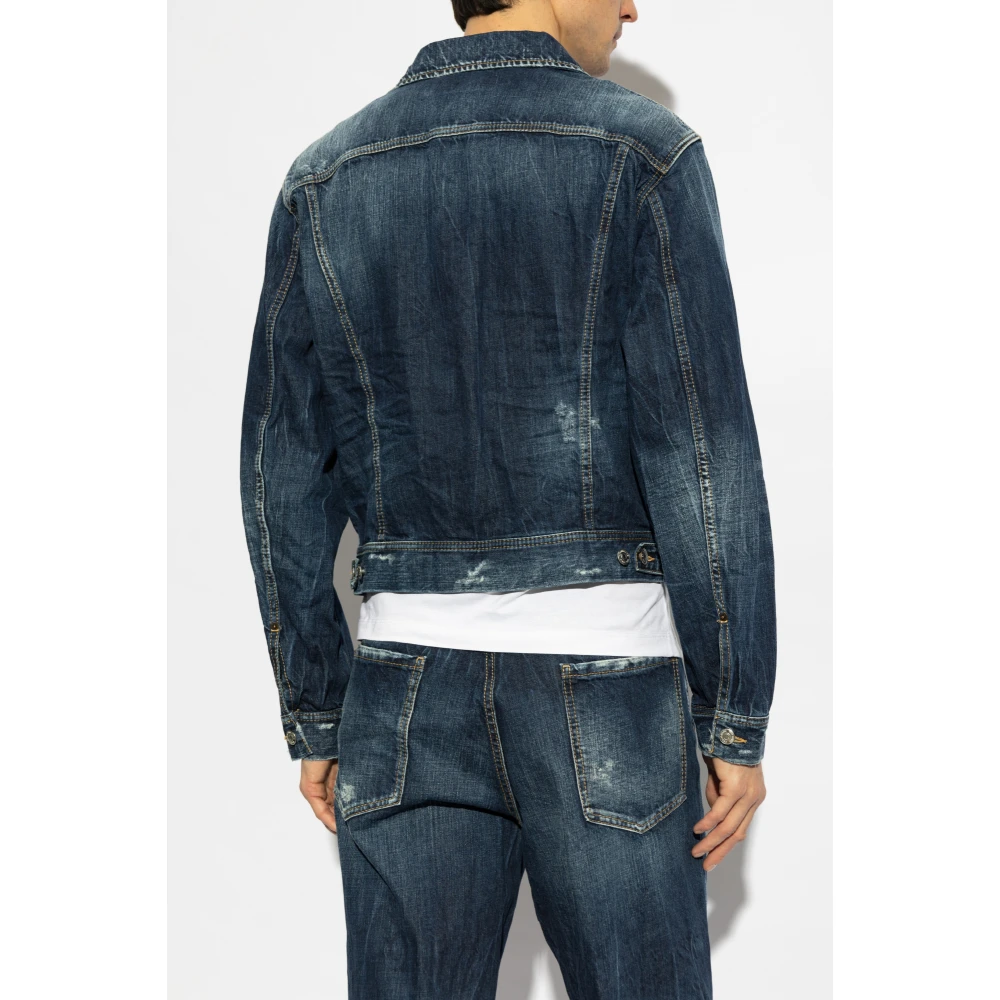 Dsquared2 Denim jas Blue Heren