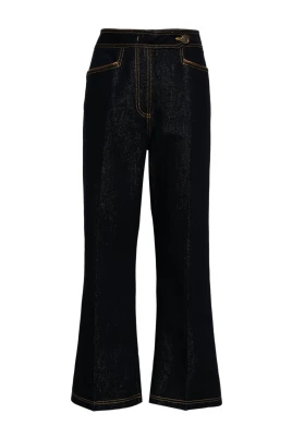 Jeans i lurexdenim