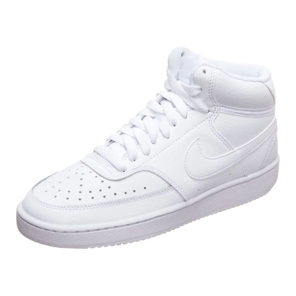 Nike Klassiska Court Vision Mid Sneakers White, Herr