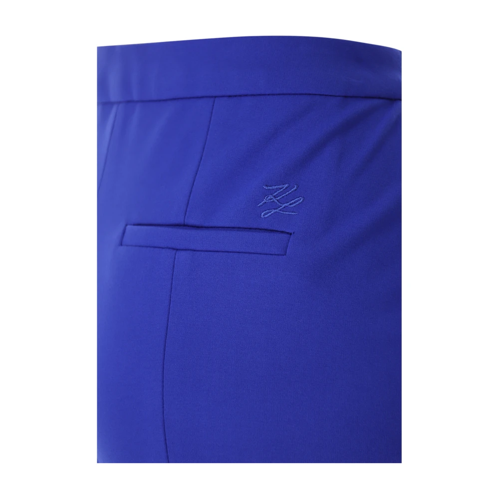 Karl Lagerfeld Elegante Blauwe Punto Broek Blue Dames