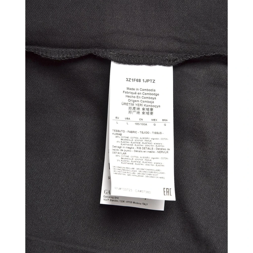 Emporio Armani Klassieke Polo Shirt voor Mannen Black Heren