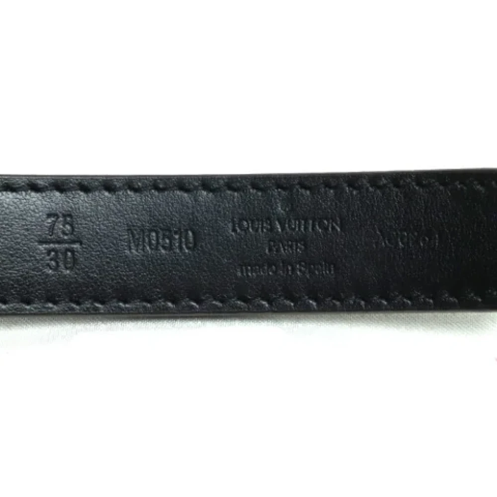 Louis Vuitton Vintage Pre-owned Fabric belts Black Dames