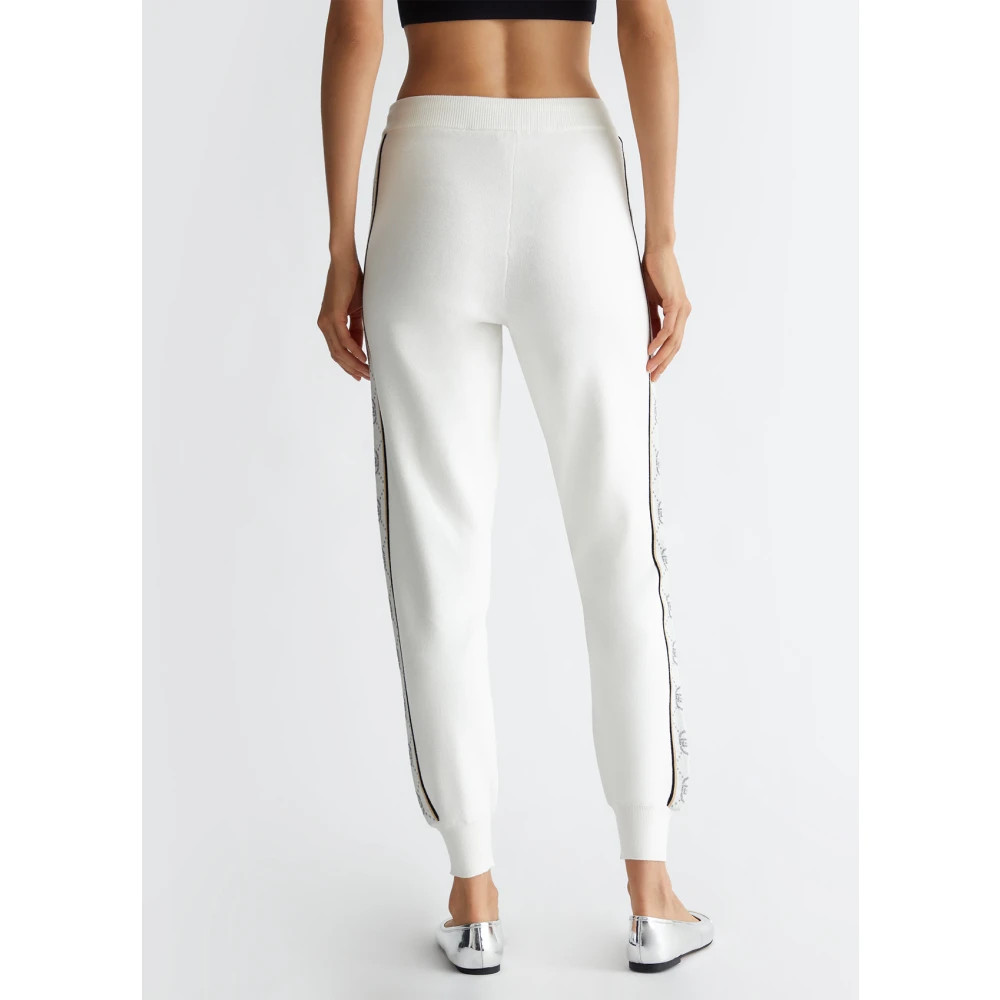 Liu Jo Gebreide Joggingbroek White Dames