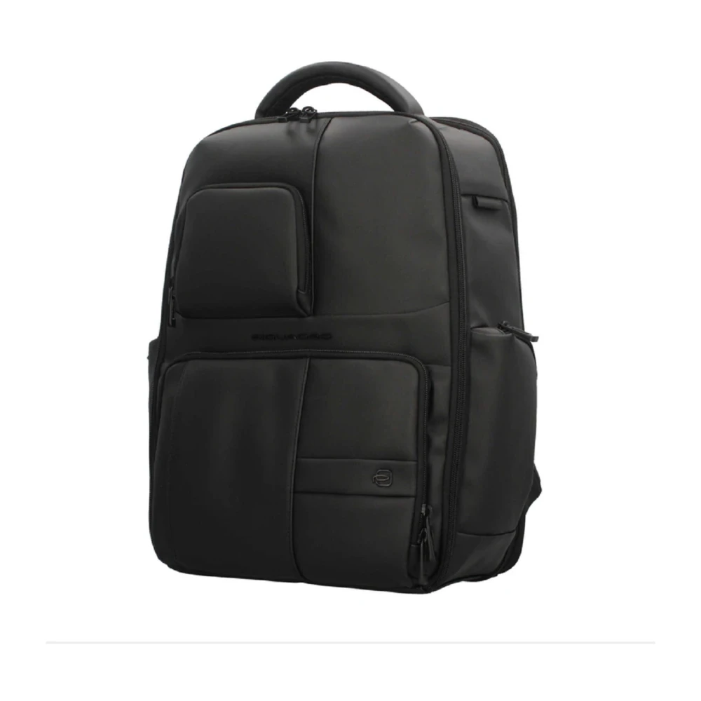 Piquadro Zwarte Bucket Bag & Rugzak Black Heren