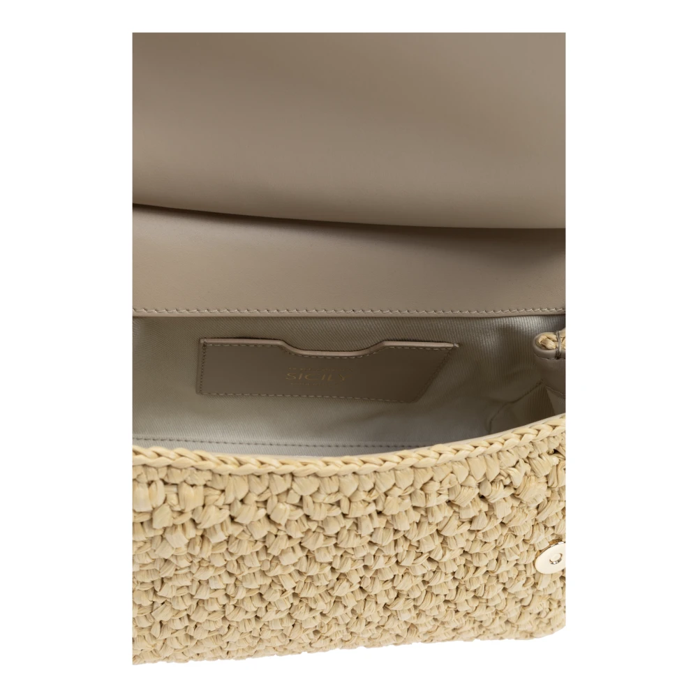 Dolce & Gabbana Sicily Mini schoudertas Beige Dames