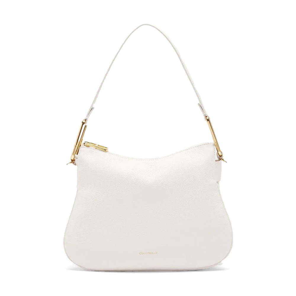 Coccinelle Witte Magie Leren Tas White Dames