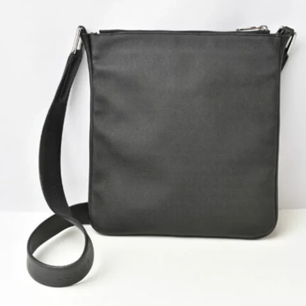 Loewe Pre-owned Canvas shoulder-bags Black Dames