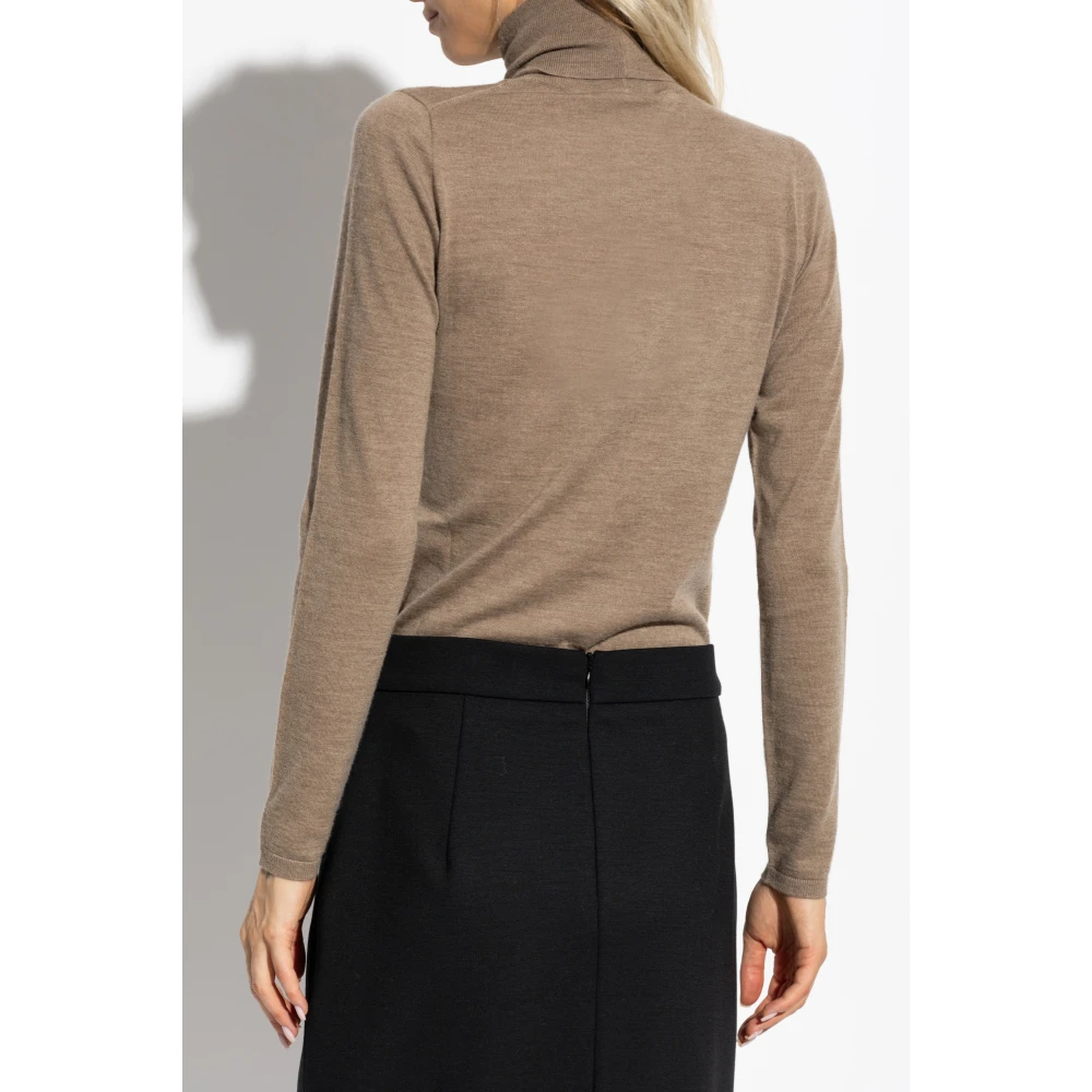 Max Mara Turtleneck Veloce Brown Dames