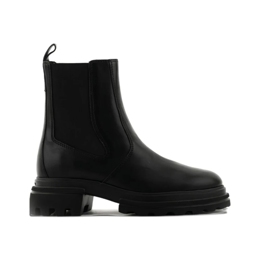 Hogan Women's Black Chelsea Boots, 3 Uk, Boots, Stylish Model H674
