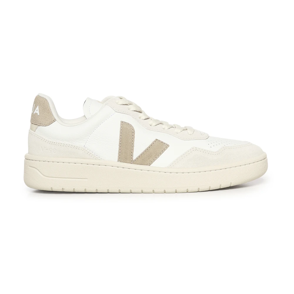 Veja V-90 Leather unisex Schoenen Beige