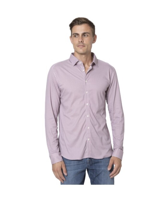 magenta-geometrisch-patroon-overhemd