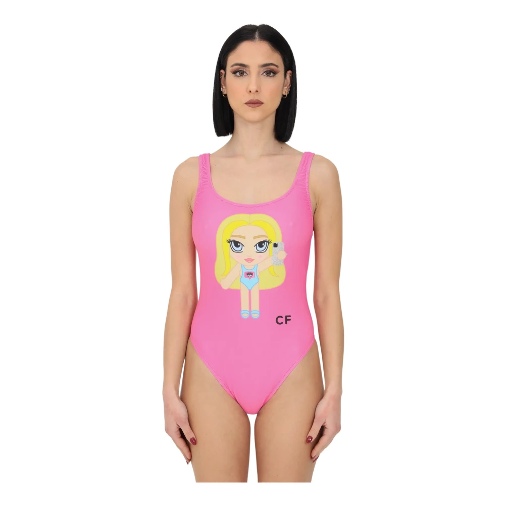 Chiara Ferragni Collection Women's Pink Swimsuits, Xs, One-Piece Swimsuit