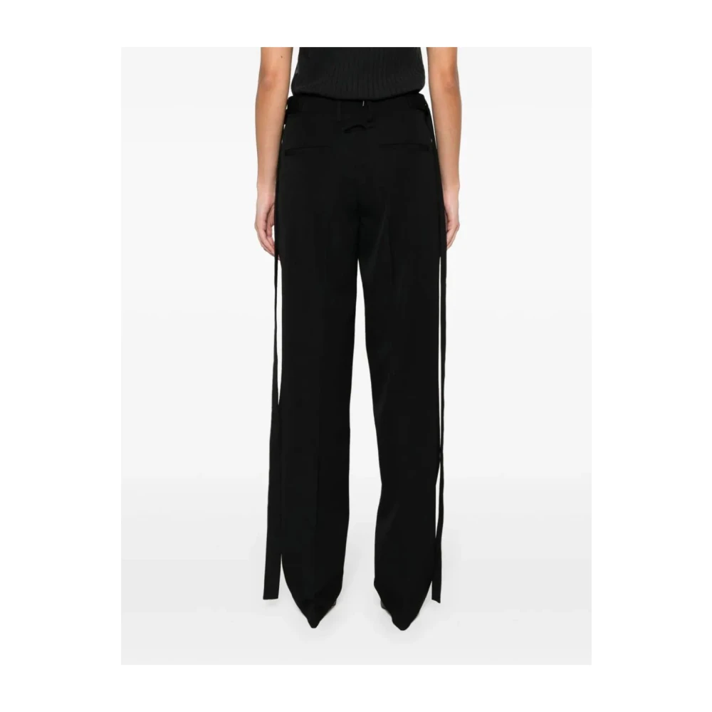 Jean Paul Gaultier Slim-fit Trousers Black Dames