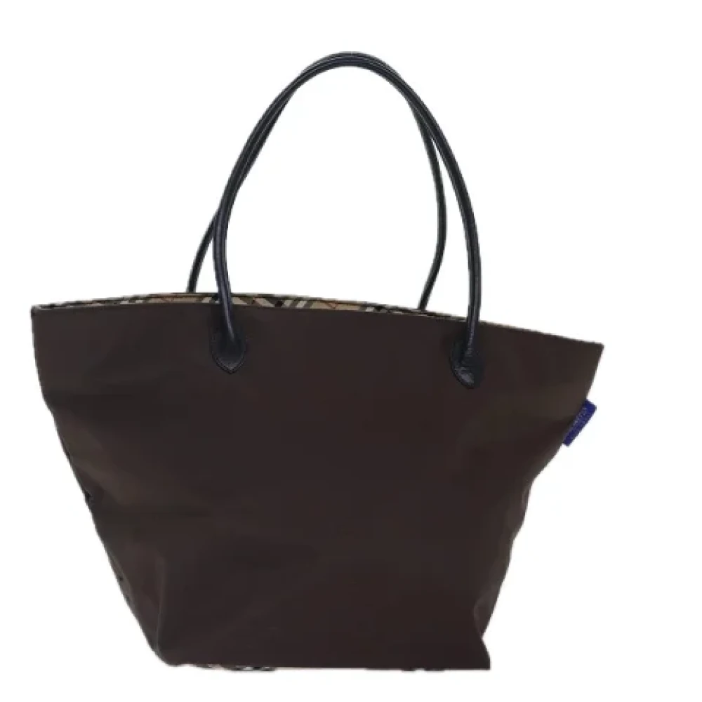 Burberry Vintage Pre-owned Nylon handbags Brown Dames