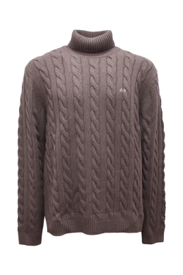 Turtle Sweater Cable Knit