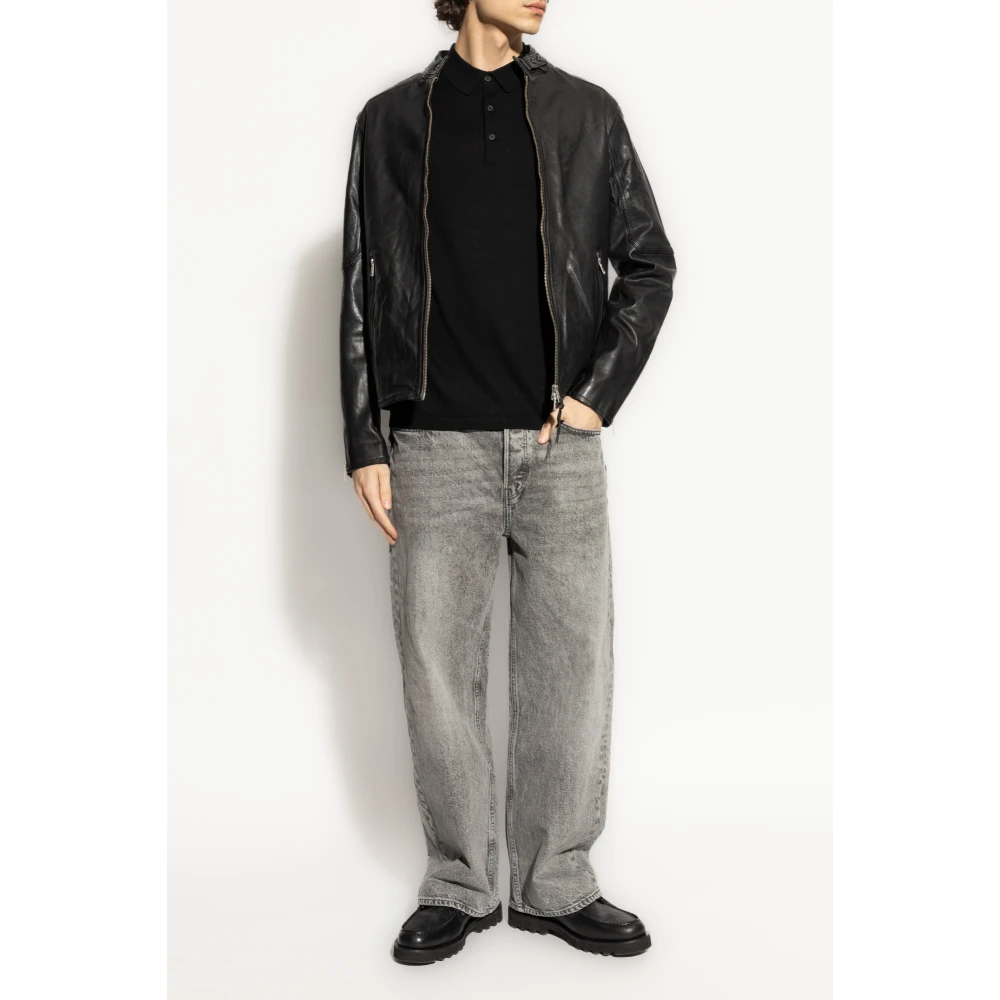 AllSaints Polo Mode Black Heren