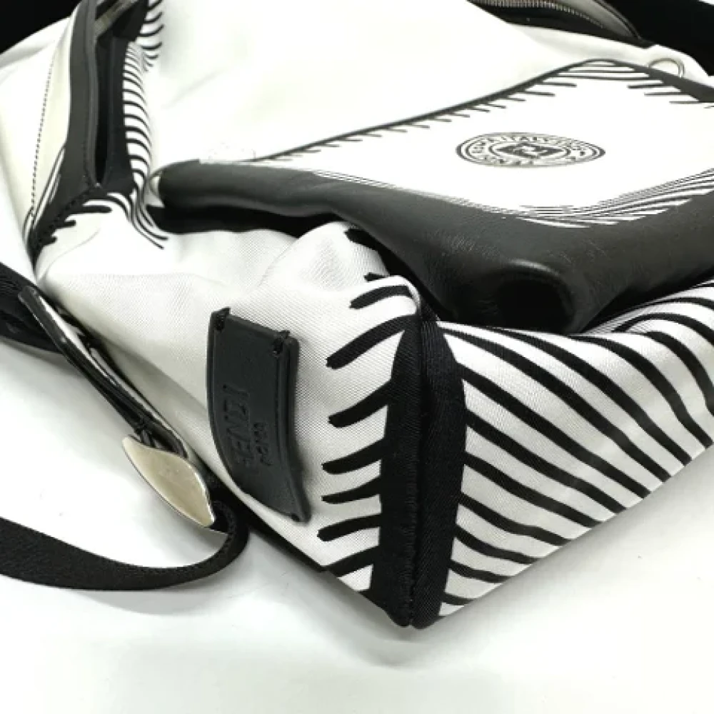 Fendi Vintage Pre-owned Canvas fendi-bags White Heren