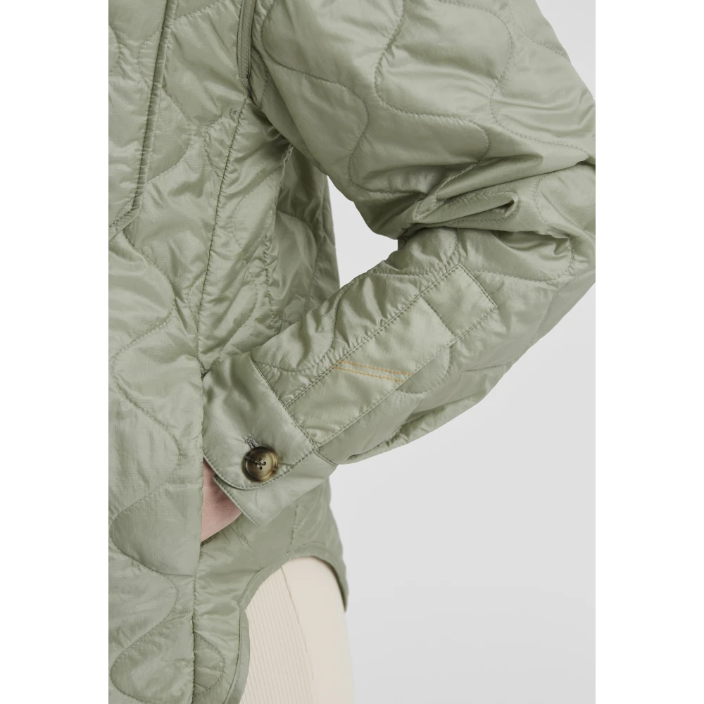Milestone Golf Gestikt Oversized Shirt Green Dames