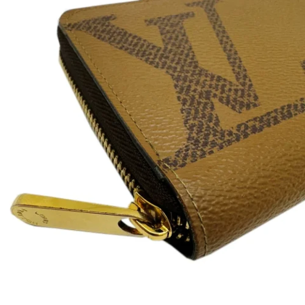 Louis Vuitton Vintage Pre-owned Fabric wallets Brown Dames
