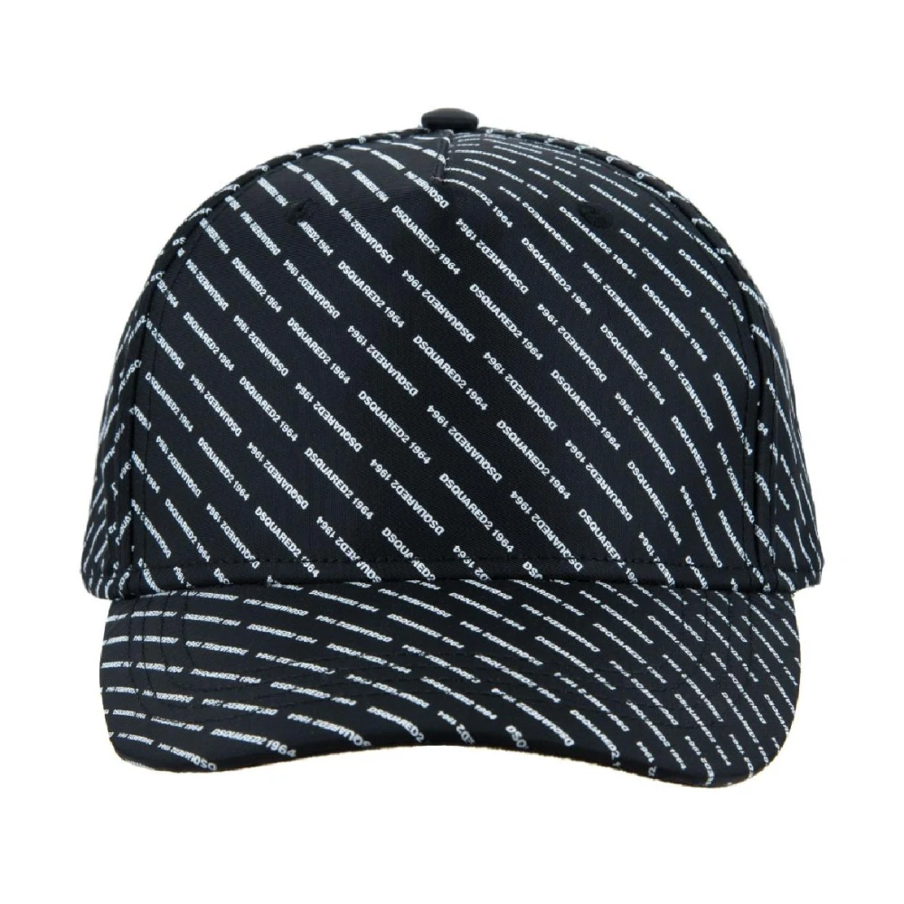 Dsquared2 Heren Baseballpet met gesp Black Unisex