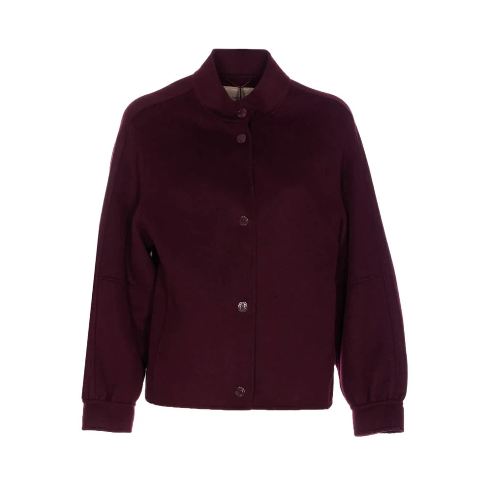 Twinset Women's Red Bombers - Light Jackets - M - Jackets