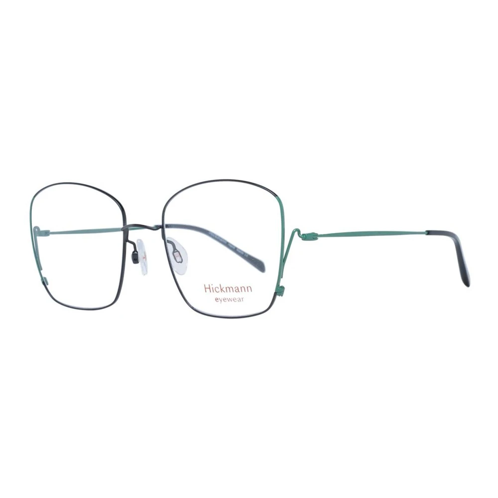 Ana Hickmann Zwarte Metalen Vierkante Optische Frames Vrouwen Black Dames