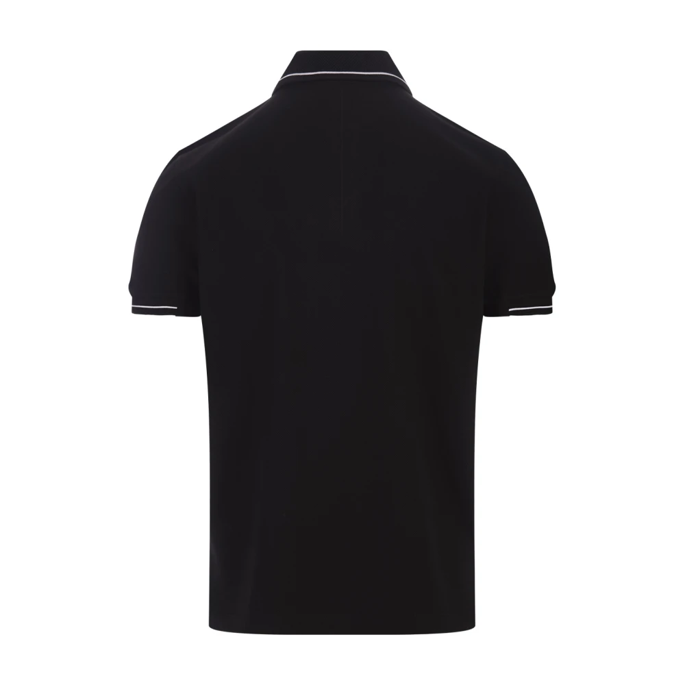 Moncler Zwarte Polo Shirt van Black Heren