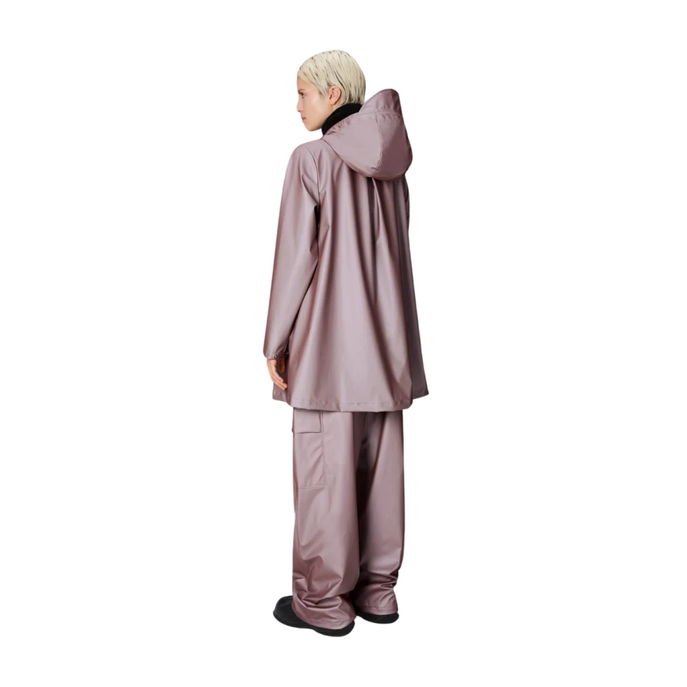 Rains A-lijn Jas voor Vrouwen Pink Unisex