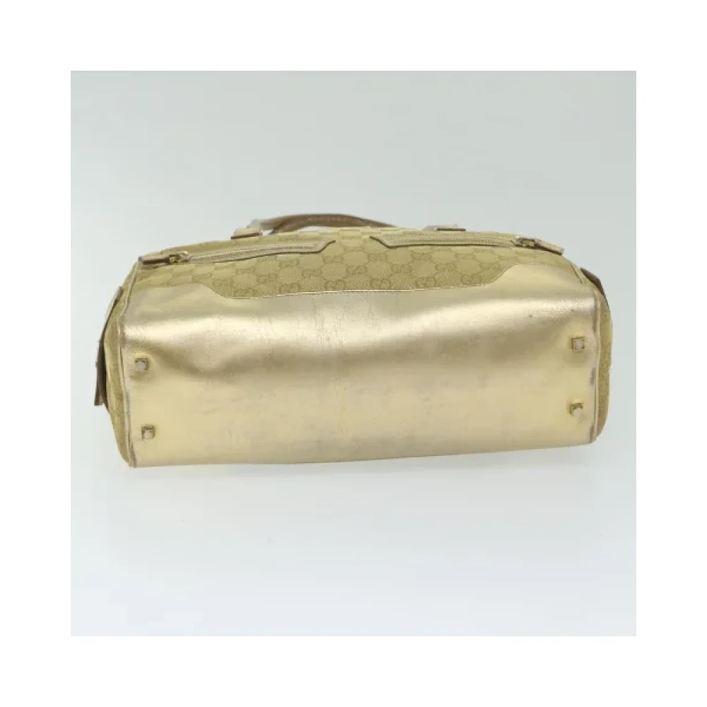 Gucci Vintage Pre-owned Canvas handbags Yellow Dames