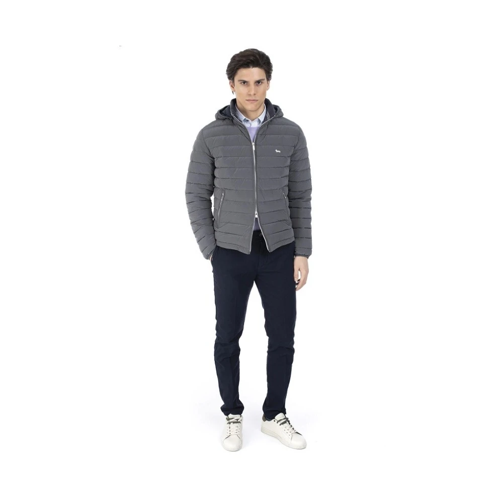 Harmont & Blaine Gevoerde JAS MET Capuchon Gray Heren