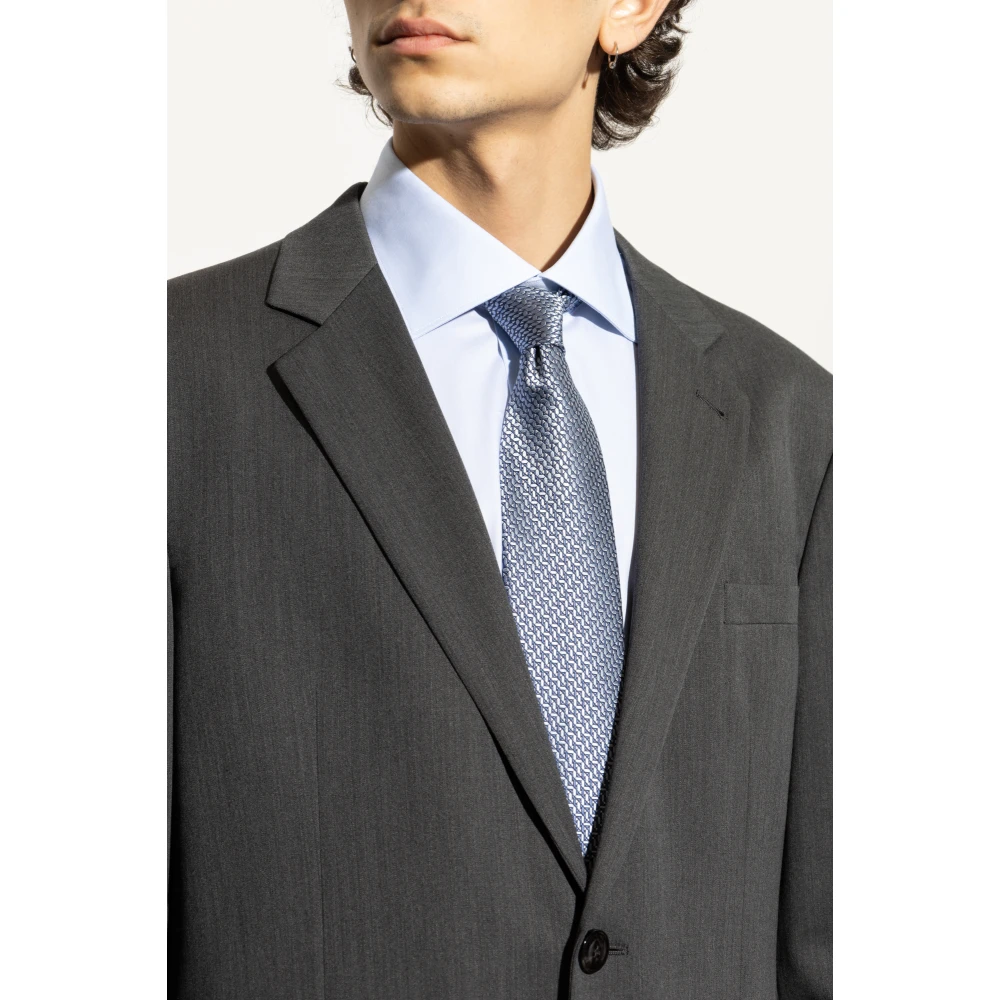 Brioni Zijden stropdas Blue Heren