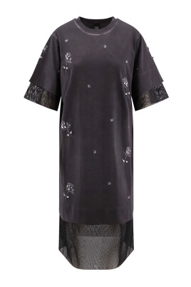 black-short-sleeve-dress-with-rhinestone-print