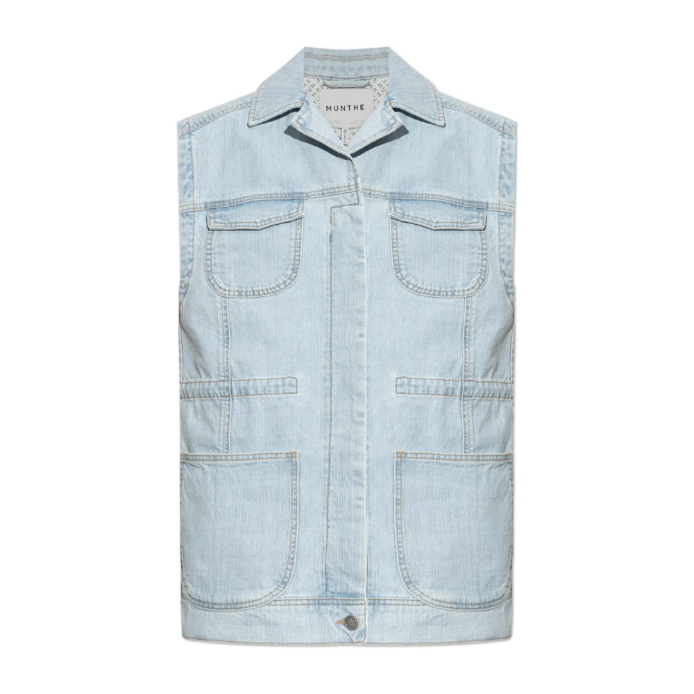 Munthe - Jackets > Vests - Blue - Munthe - Modalova