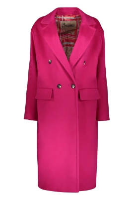 Elegant Coat With Reversible Collar