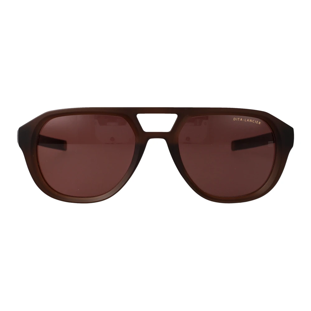 Dita Brown Sunglasses, Male, 52 Mm, Lancier Lsa-707