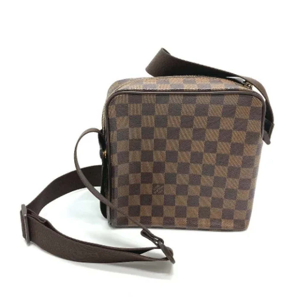 Louis Vuitton Vintage Pre-owned Cotton louis-vuitton-bags Brown Dames