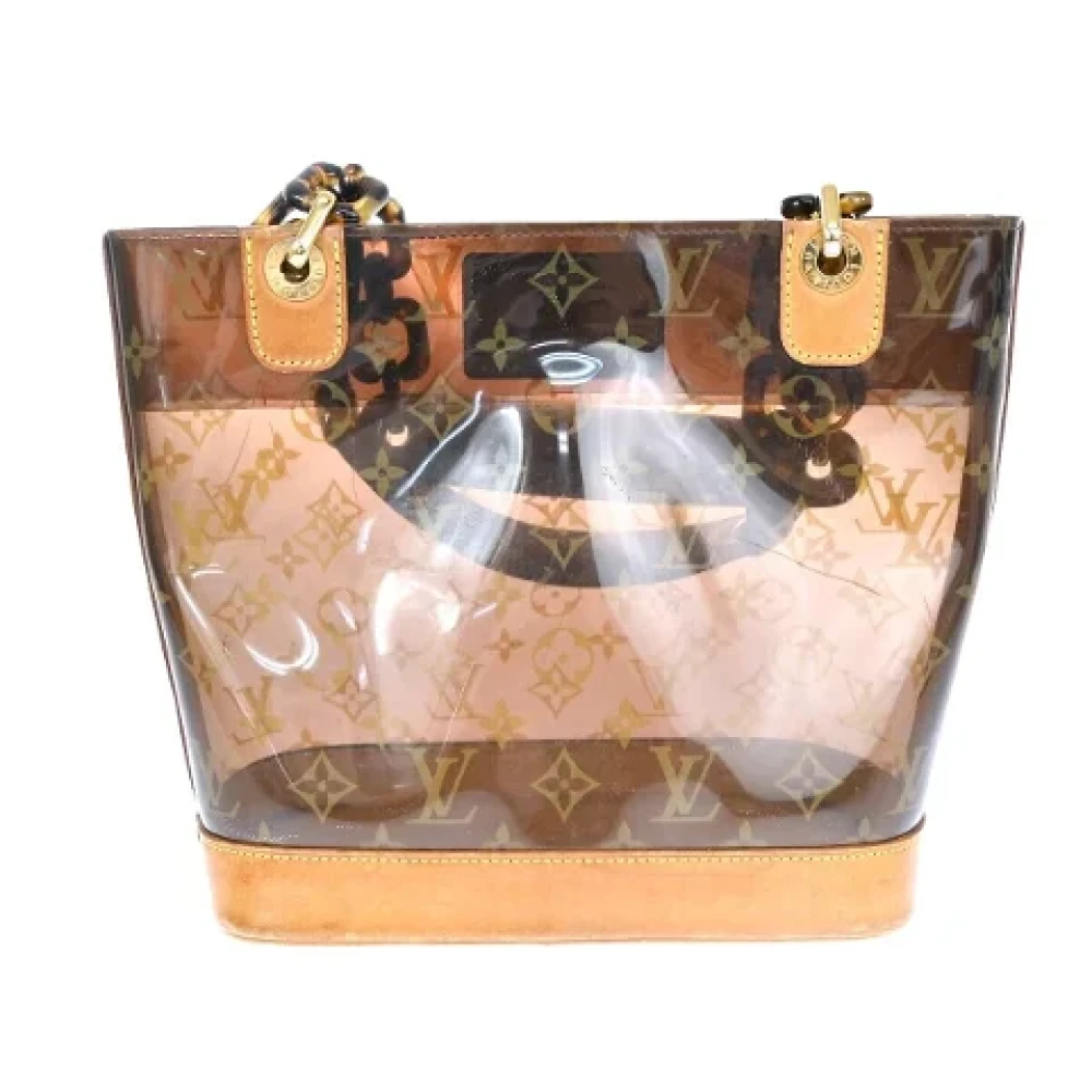 Louis Vuitton Vintage Pre-owned Plastic louis-vuitton-bags Brown Dames
