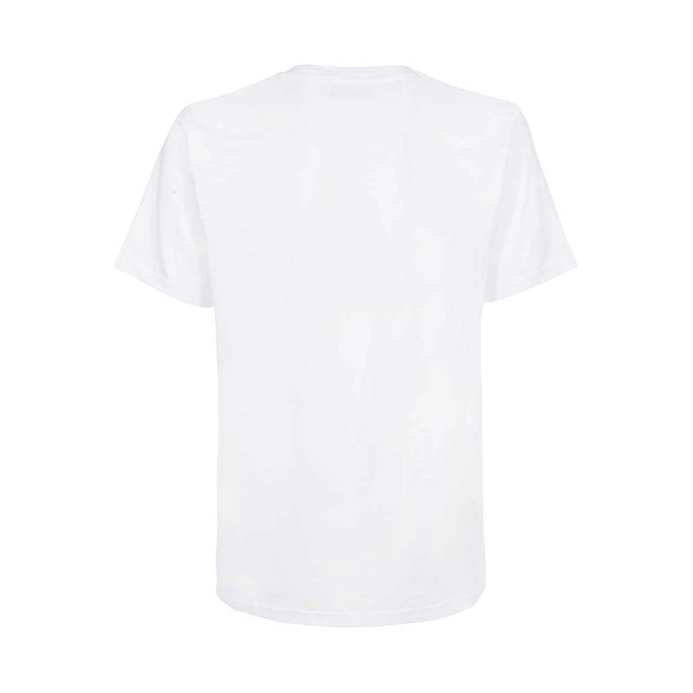 Les Deux Logo Print T-shirt White Heren