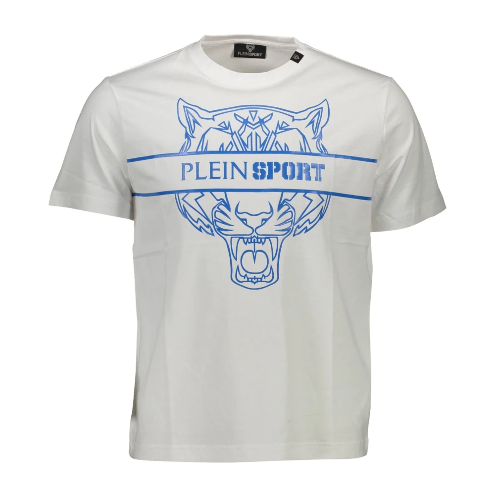 Plein Sport Men's White Short Sleeve T-Shirt - Training T-Shirts & Tops - 2XL - Sport