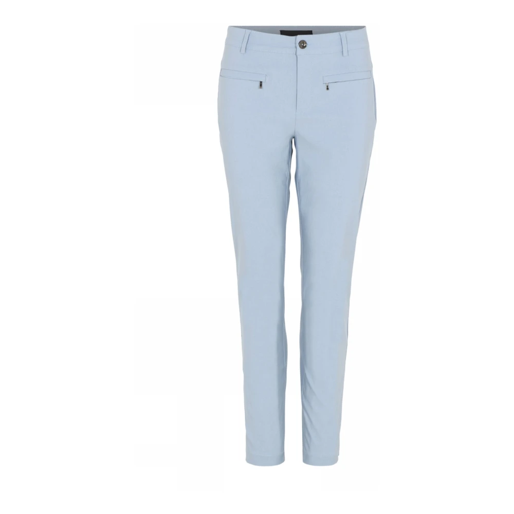 C.ro Women's Blue Slim-Fit Trousers, Xs, Slim-Fit Trousers