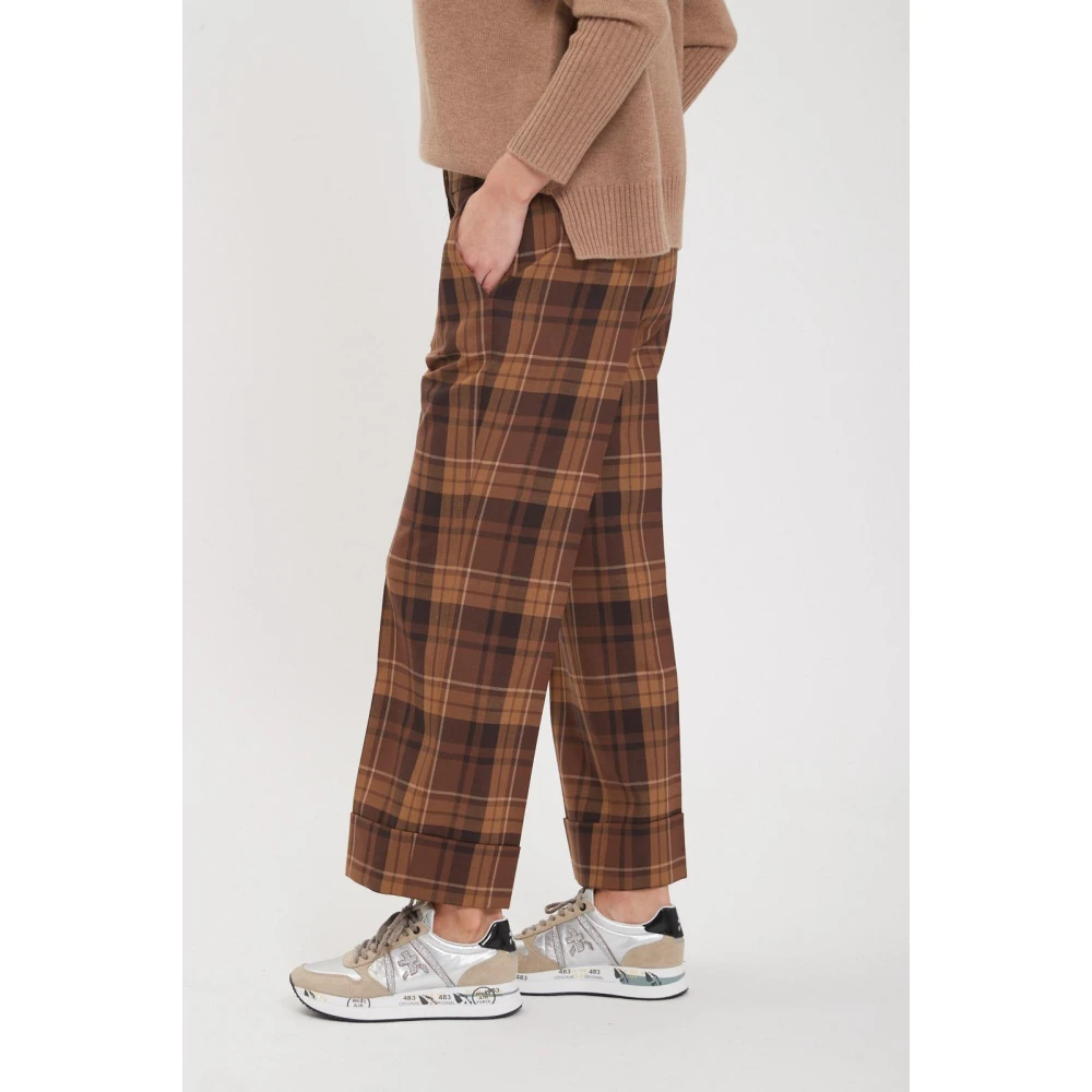 Via Masini 80 Stijlvolle Herenbroek Brown Dames