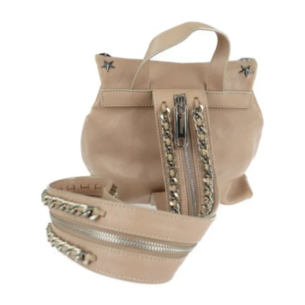 Jimmy Choo Pre-owned Fabric shoulder-bags Brown Dames