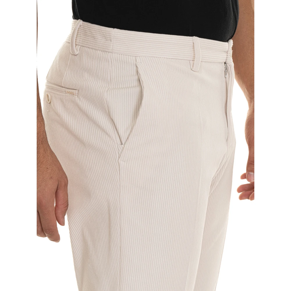 Boss Slim-fit Broek Beige Heren